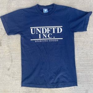 Rare Undefeated Inc. shirt/tee PRINT SPELLOUT GRAPHIC SKATER TEE